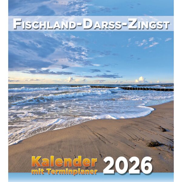 SALE Fischland-Darß-Zingst Wandkalender 2026 mit Terminplaner