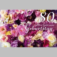 A – Zahlengeburtstag - 80. Geburtstag -...