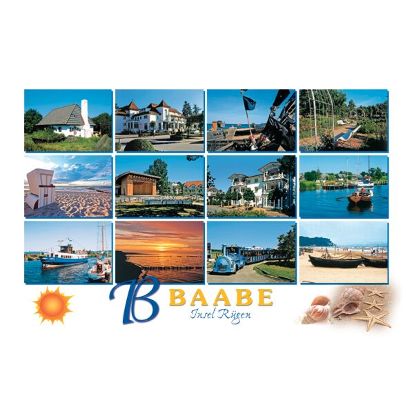 Baabe auf Rügen Magnet 12 Fotomotive Ostseebad