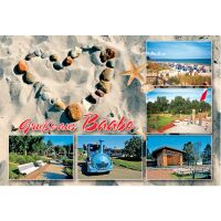 Baabe auf Rügen Magnet Grüße aus Steinherz