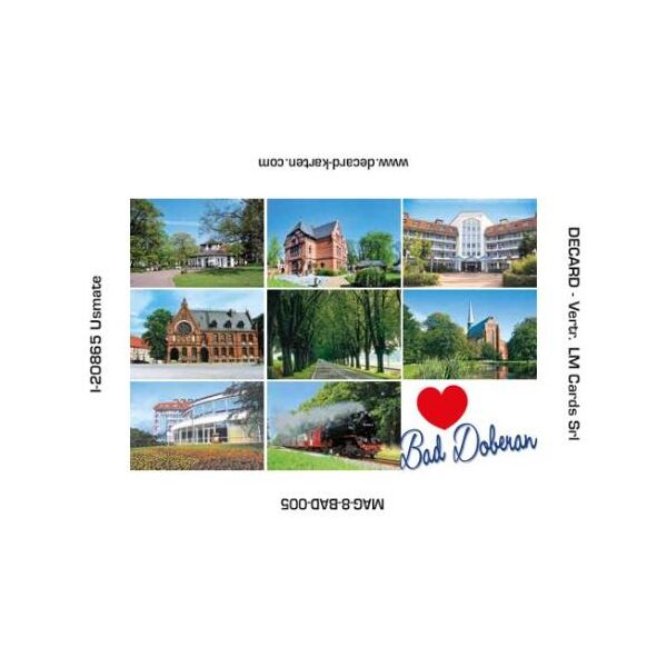 Bad Doberan Magnet I love 8 Bilder heilbad