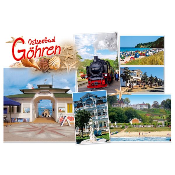 Göhren auf Rügen Magnet FotoOstseebad Göhren 6 Fotos