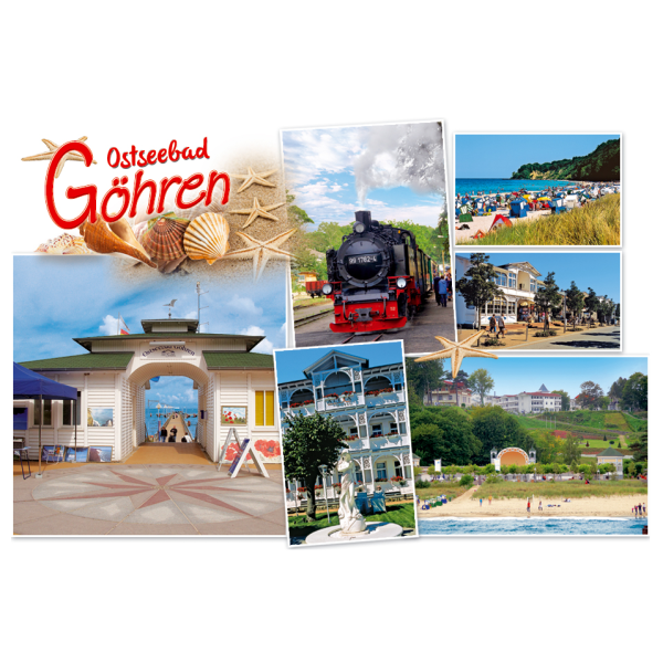 Göhren auf Rügen Magnet FotoOstseebad Göhren 6 Fotos