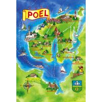 Insel Poel Magnet Landkarte Ostsee