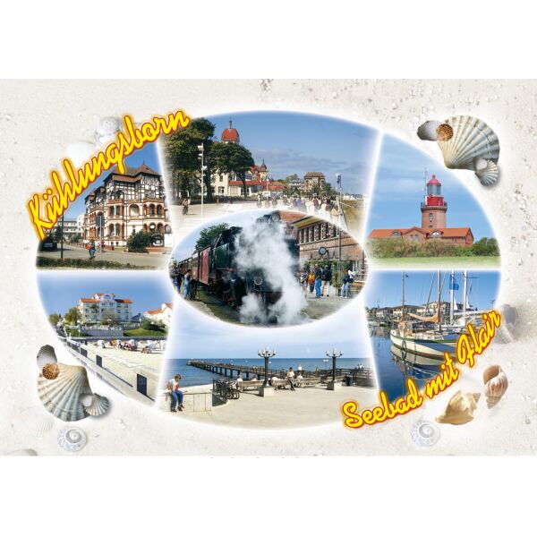 Kühlungsborn Magnet Foto Seebad mit Flair Rettungsring Fotos