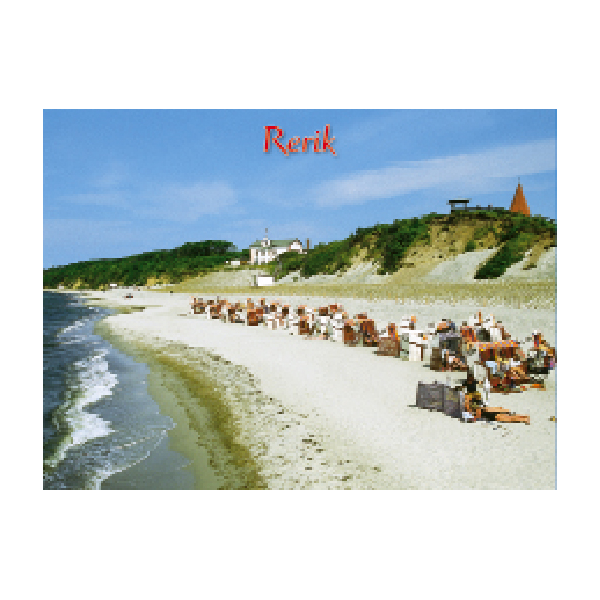 Rerik Magnet Foto Strandansicht Ostseebad