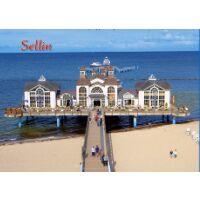 Insel Rügen Sellin Seebrücke Magnet Foto...