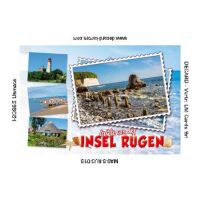 Insel Rügen Magnet 4 Fotos Grüße von der...
