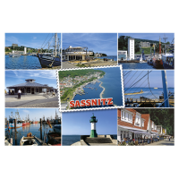 Sassnitz Magnet 9 Fotomotive Insel Rügen Hafenstadt