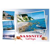 Sassnitz Magnet 4 Bilder Insel Rügen Hafenstadt