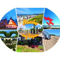 Baabe auf Rügen Magnet Rettungsring 6 Fotos