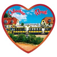 Rerik Glasmagnet Herzmagnet Ostseebad