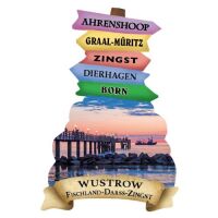 Wustrow Magnet Wegweiser Fischland-Darss-Zingst Ostseebad
