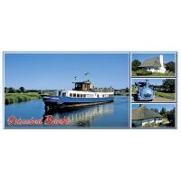 Baabe auf Rügen Magnet XL lang 4 Fotomotive Ostseebad