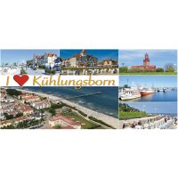 Kühlungsborn Magnet XL lang Foto I love 6 Fotos...