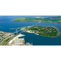 Insel Rügen Magnet XL lang Fotomotiv...