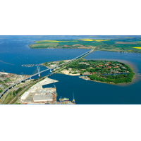 Insel Rügen Magnet XL lang Fotomotiv...