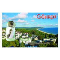 Göhren auf Rügen Magnet kleine Flasche...