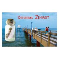 Lieferbar ab 2027 - Zingst Magnet mit kleiner Flasche...