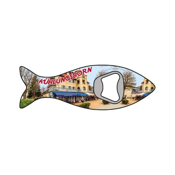 Kühlungsborn Flaschenöffner Magnet Fischform Ostseebad