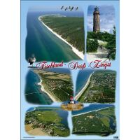 Fischland-Darß-Zingst Poster 50x70cm Luftaufnahme