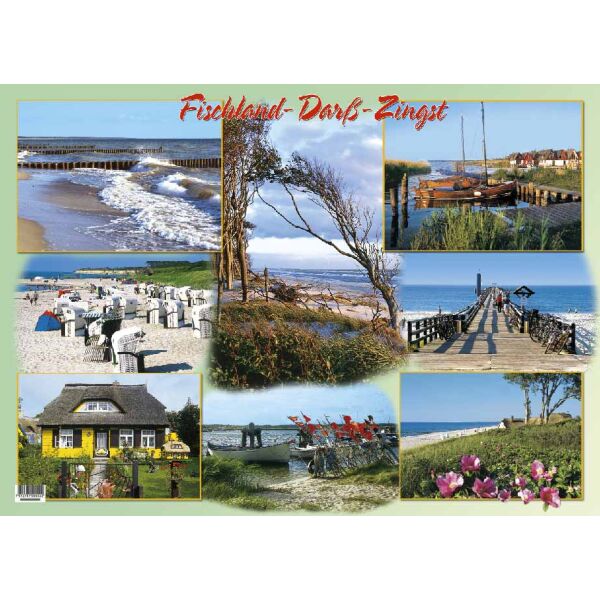 Fischland-Darß-Zingst Tischset Unterlage 44x32cm Fotomotive