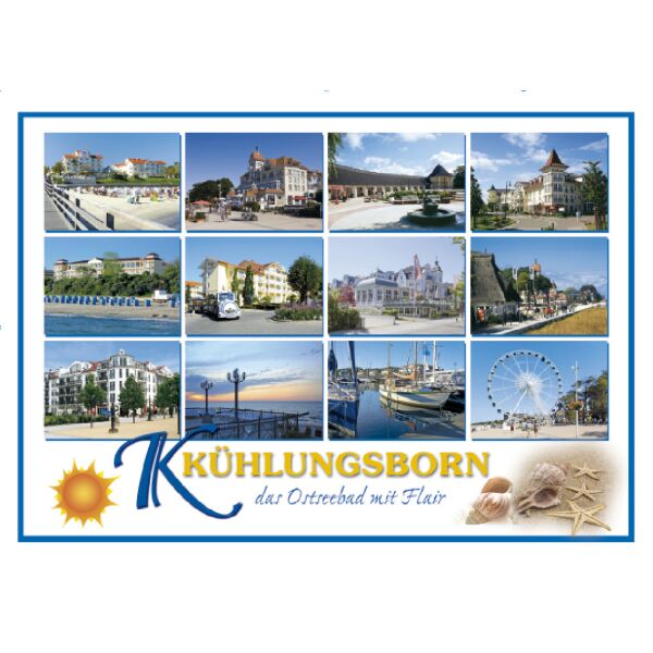 Kühlungsborn Tischset Unterlage 44x32cm Ostseebad mit Flair 12 Fotos