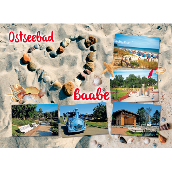Baabe auf Rügen Tischset Unterlage 44x32cm 12 Fotos