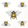Servietten Cocktail 25x25cm 3-lagig 20 Stück Flying bees Bienen Ambiente-Servietten