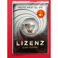 Geburtstag GreatCard Soundkarte A4 - James Bond Skyfall...