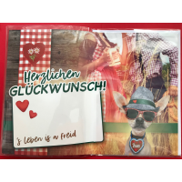 Allgemeine Wünsche - Soundkarte A4 im Format 21,0 x...