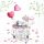 Servietten Lunch 33x33cm 3-lagig 20 Stück Hochzeitsauto Just married Brautpaar Ambiente-Servietten