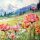 Servietten Lunch 33x33cm 3-lagig 20 Stück Bergwiese alpine Landschaft Ambiente-Servietten