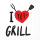Servietten Lunch 33x33cm 3-lagig 20 Stück I love grill Grillen Ambiente-Servietten