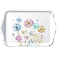 Serviertablett Tray Melamine 13x21 cm Pusteblumen