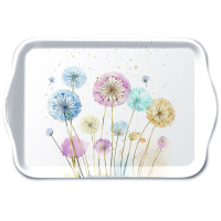 Serviertablett Tray Melamine 13x21 cm Pusteblumen
