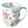 Becher 0,4L Ø 10cm Höhe 10,5 cm Amelia weiß Schmetterlinge