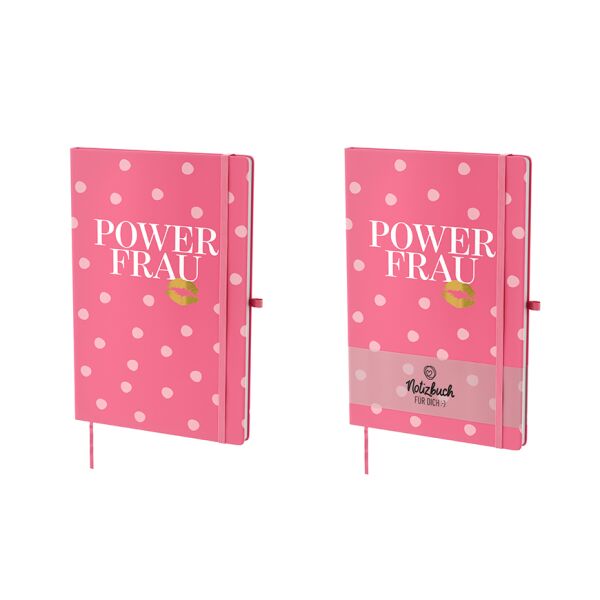 Notizbuch A5 Kussmund Powerfrau La Vida Notizbuch für Dich