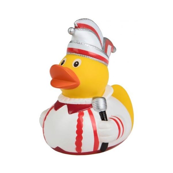 Karnevalsprinz Fasching Quietscheente Badeente ca. 8 cm gross