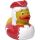 Funkemariechen rot Fasching Karneval Quietscheente Badeente ca. 8 cm gross