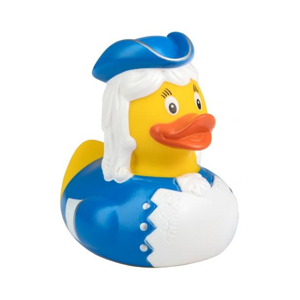 Funkemariechen blau Fasching  Karneval Quietscheente  Badeente ca. 8 cm gross
