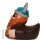 Halvar Vater Wickie der Wikinger Quietscheente Badeente  ca. 8 cm gross