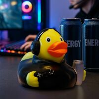 Gamer Zocker Spieler Quietscheente Badeente Berufsente ca. 8 cm