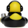 Gamer Zocker Spieler Quietscheente Badeente Berufsente ca. 8 cm