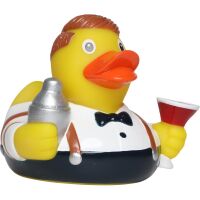 Barkeeper Barman Quietscheente Berufsente Badeente ca. 8 cm gross Cocktailmixer