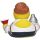 Barkeeper Barman Quietscheente Berufsente Badeente ca. 8 cm gross Cocktailmixer