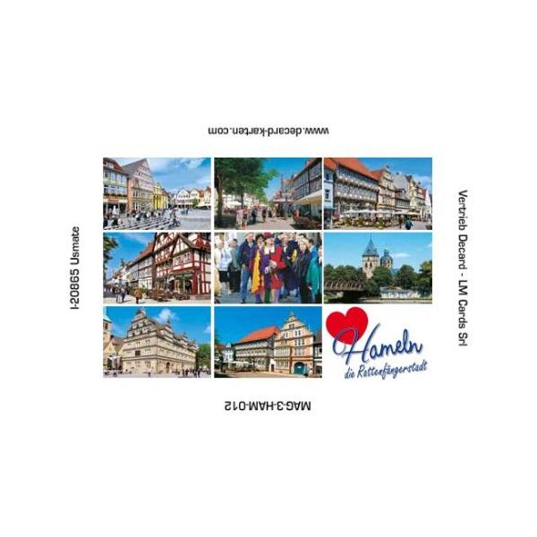 Hameln Kühlschrankmagnete 9 Motive Love Rattenfängerstadt