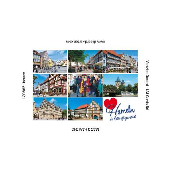 Hameln Kühlschrankmagnete 9 Motive Love Rattenfängerstadt