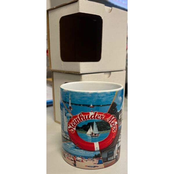 Steinhuder Meer Bedruckte Tasse Fotomotive mit Rettungsring