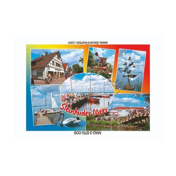 Steinhuder Meer Kühlschrankmagnete Hafen 6 Motive